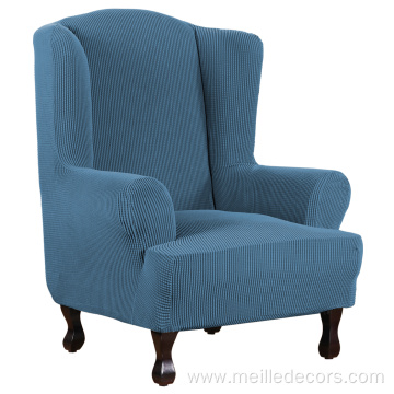 1 Piece Stretch Wingback Chair Cover